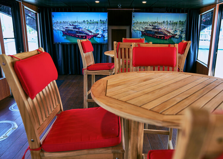 Another view of the upper deck seating